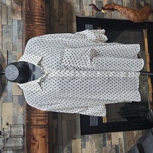 Ann Taylor Factory Polka Dot Shirt
